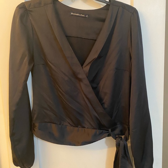 Abercrombie Silk Long Sleeve Top - Picture 1 of 5